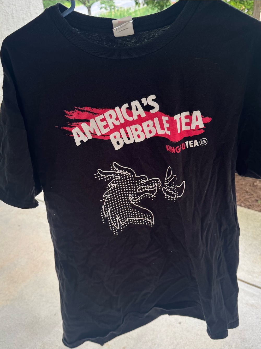 America’s Bubble Tea Kung Fu Tea Boba T-Shirt Sz L